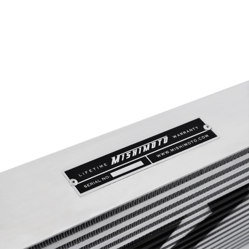 Mishimoto Universal Silver R Line Intercooler Overall Size: 31x12x4 Core Size: 24x12x4 Inlet / Outle - Blais Performance Parts