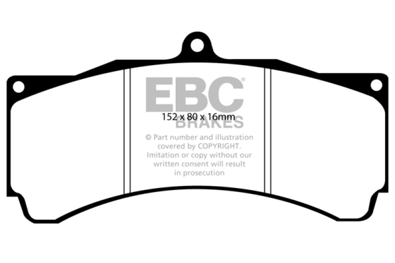 EBC Brakes Yellowstuff Performance Brake Pads - Blais Performance Parts