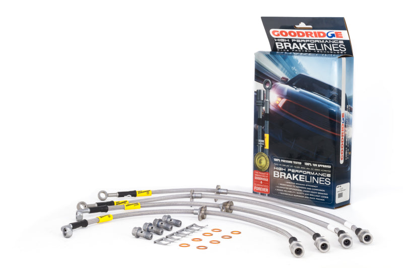 Goodridge 09-13 Subaru Forester (All Models) SS Brake Line Kit - Blais Performance Parts