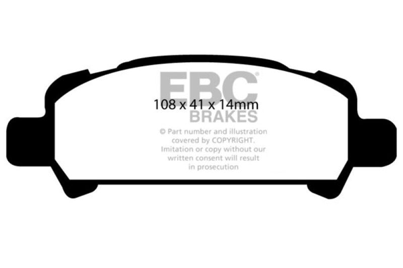 EBC 01-02 Subaru Impreza 2.0 Turbo WRX Bluestuff Rear Brake Pads - Blais Performance Parts