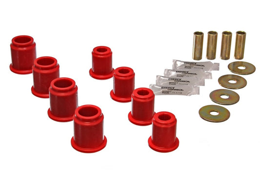 Energy Suspension 6/95-04 Toyota Pick Up 4W (Exc T-100/Tundra) Red Front Control Arm Bushing Set - Blais Performance Parts