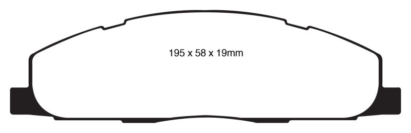 EBC 09-11 Dodge Ram 2500 Pick-up 5.7 2WD/4WD Greenstuff Rear Brake Pads - Blais Performance Parts