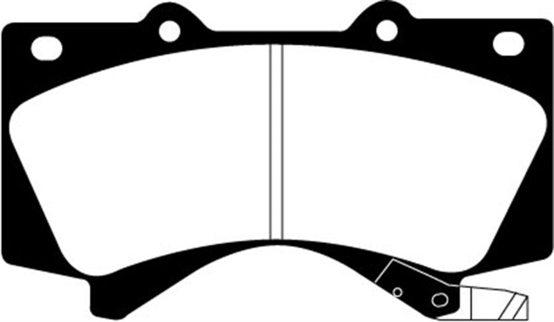 EBC 08+ Lexus LX570 5.7 Greenstuff Front Brake Pads - Blais Performance Parts