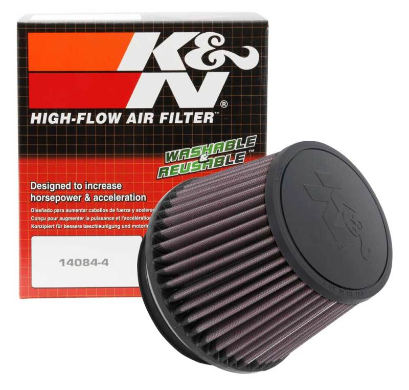 K&N Filter Universal X Stream Clamp-On 4-1/2in Flange 5-7/8in Base 4-1/2in Top 4-1/2in Height - Blais Performance Parts