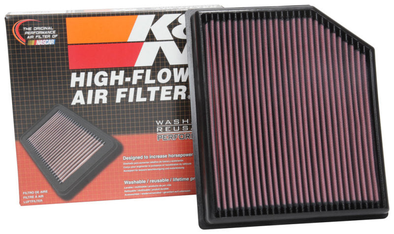 K&N 2018 Jeep Grand Cherokee V8-6.2L F/I Replacement Drop In Air Filter - Blais Performance Parts