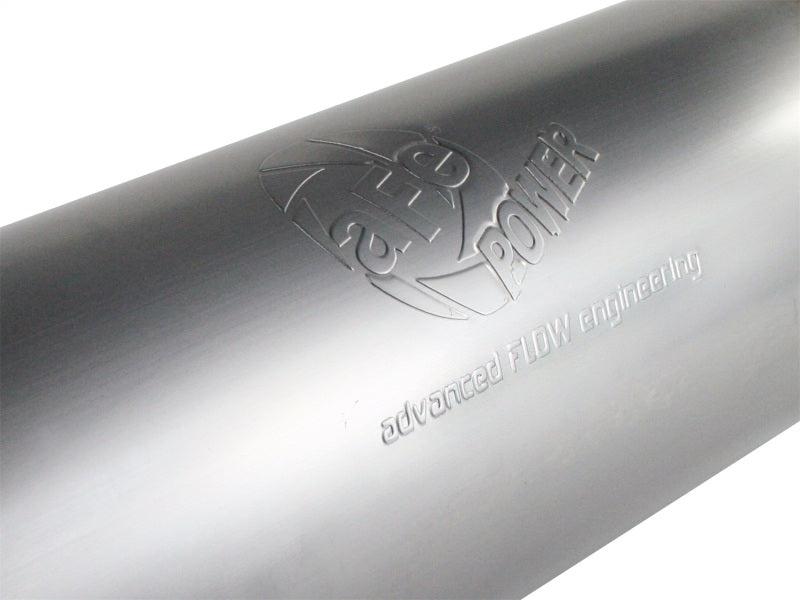 aFe MACHForce XP Exhausts Mufflers SS-409 EXH Muffler 4 ID In/Out 8 Dia - Blais Performance Parts