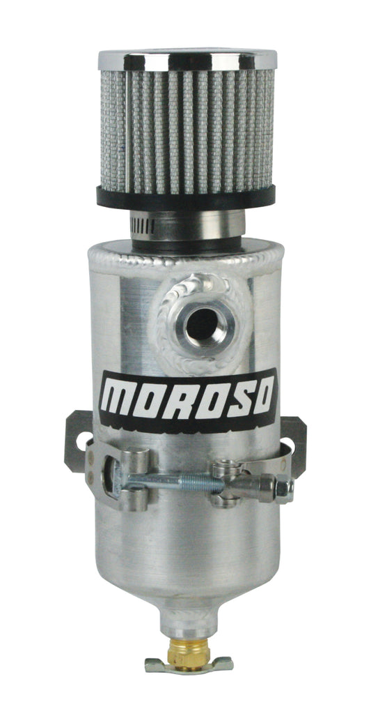 Moroso Breather Tank/Catch Can - Two 3/8 NPT Female Fittings - Aluminum - Blais Performance Parts