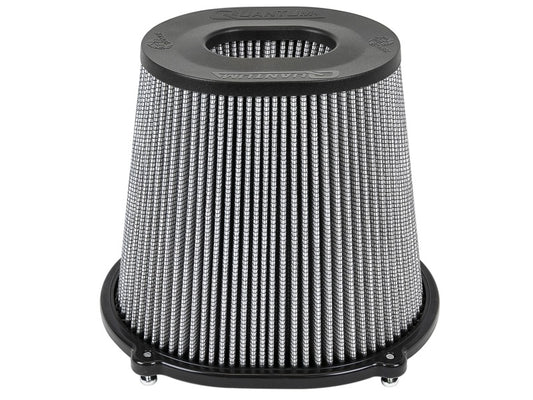 aFe Quantum Pro DRY S Air Filter Inverted Top - 5in Flange x 8in Height - Dry PDS - Blais Performance Parts