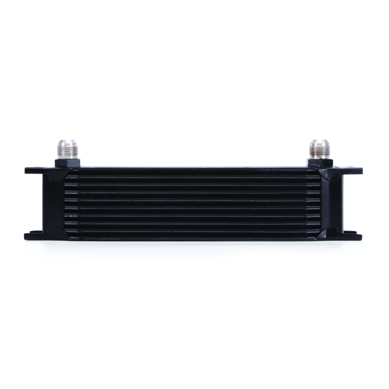 Mishimoto Universal 10 Row Oil Cooler - Black - Blais Performance Parts