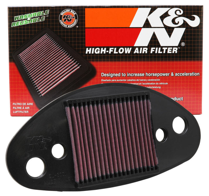 K&N Replacement Air Filter for 01-04 Suzuki VL800LC Intruder / 05-08 Boulevard - Blais Performance Parts