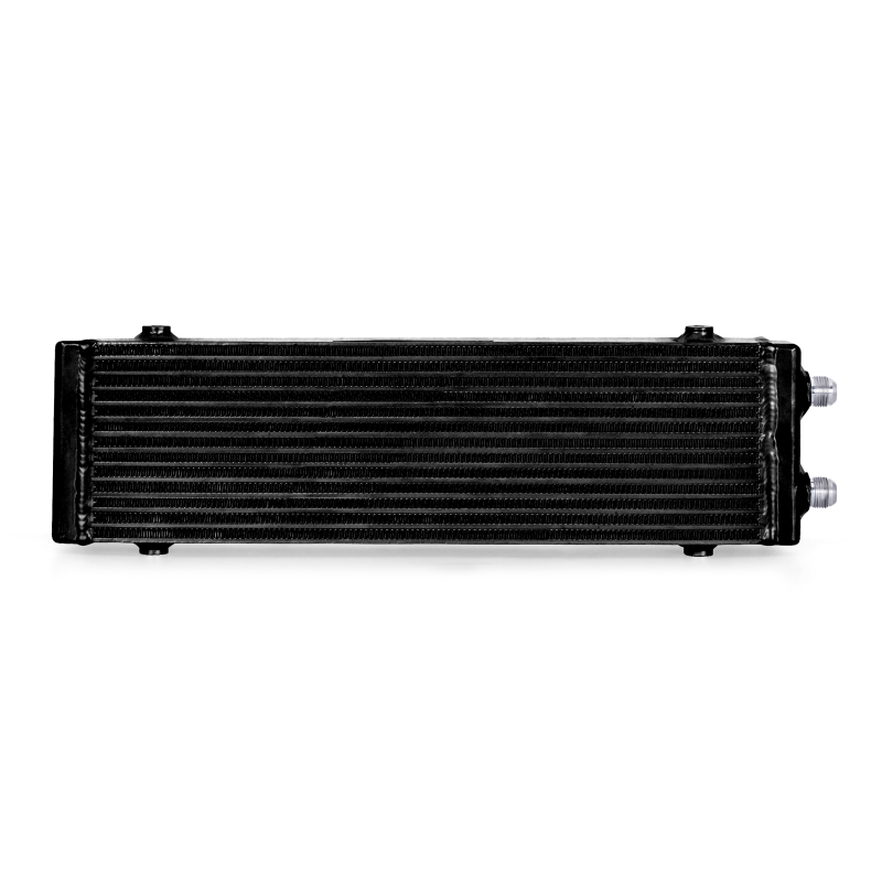 Mishimoto Universal Large Bar and Plate Dual Pass Black Oil Cooler - Blais Performance Parts