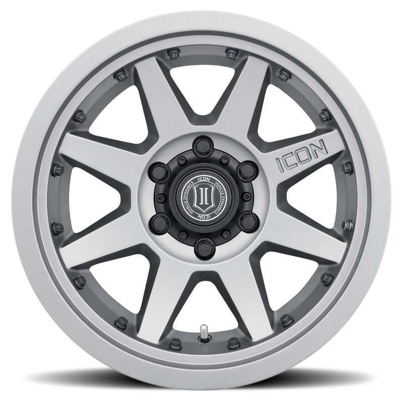 ICON Rebound Pro 17x8.5 5x5 -6mm Offset 4.5in BS 71.5mm Bore Titanium Wheel - Blais Performance Parts