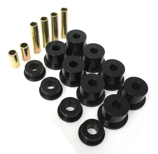 Energy Suspension 80-98 Ford F250/F350 4WD w/ 2 inch ID Black Front Spring Bushing Set - Blais Performance Parts