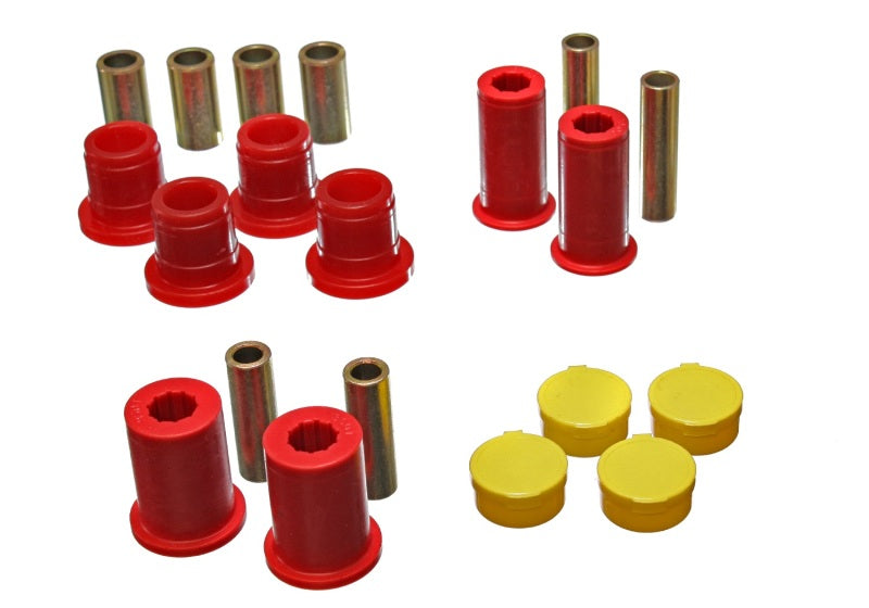 Energy Suspension 97-01 Dodge Dakota 2WD Red Front Control Arm Bushing Set - Blais Performance Parts