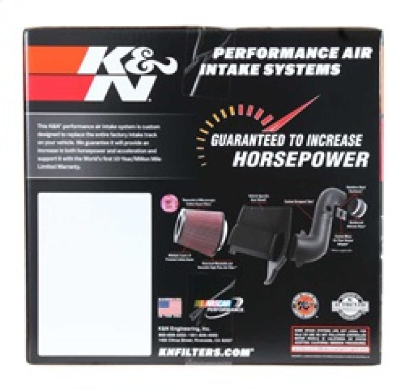 K&N 63 Series Aircharger Performance Intake Kit Chevy/GMC 14-15 Silverado/Sierra 1500 5.3L/6.2L V8 - Blais Performance Parts