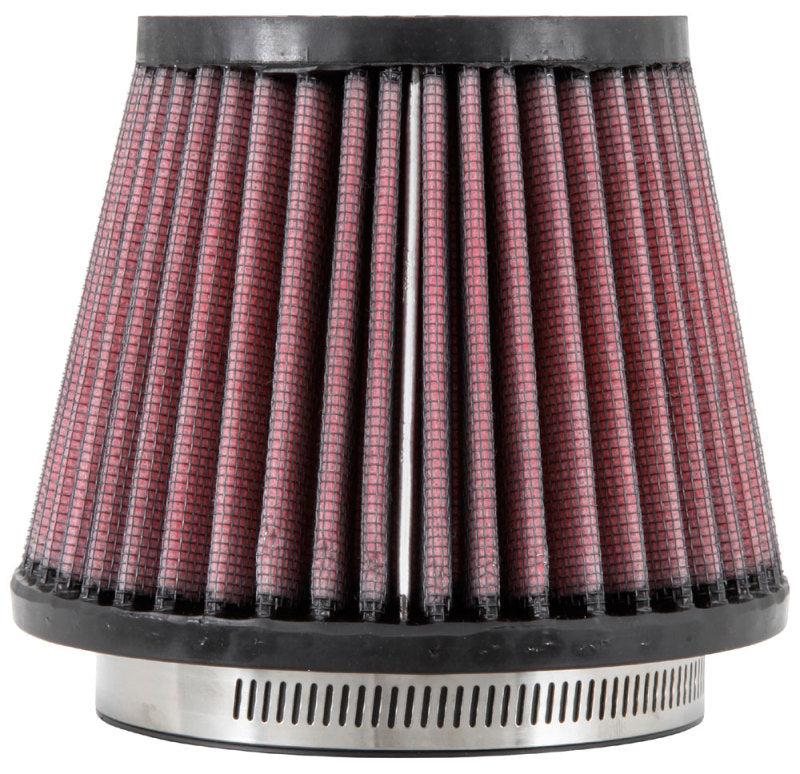 K&N Filter Universal Rubber Filter 3 1/2 inch Flange 5 inch Base 3 1/2 inch Top 4 inch Height - Blais Performance Parts