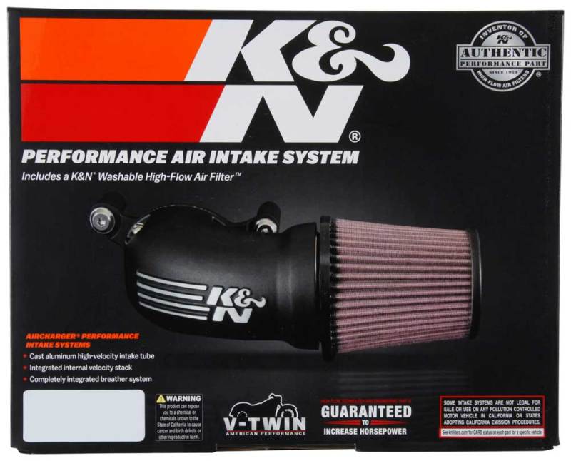 K&N 01-17 Harley Davidson Softail / Dyna FI Performance Air Intake System - Blais Performance Parts