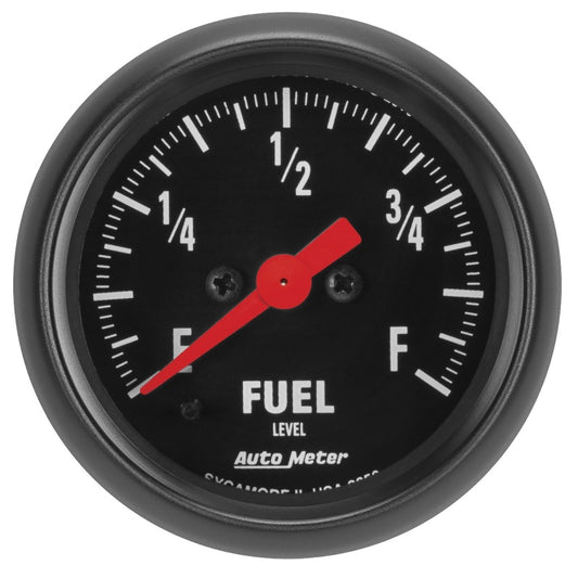 Autometer Z Series 0-280Ohm 2-1/16in. Programmable Fuel Level Gauge - Blais Performance Parts