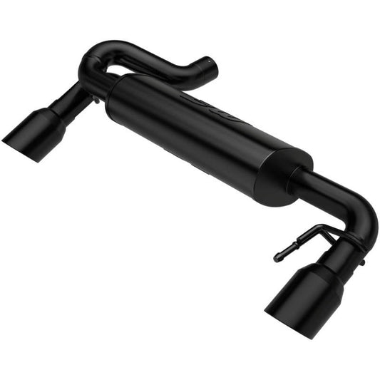 MagnaFlow 2021 Ford Bronco Street Series Axle-Back Exhaust w/ Dual Split Rear Style Exit- Black Tips - Blais Performance Parts