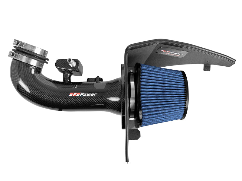 aFe 19-20 GM Trucks 5.3L/6.2L Track Series Carbon Fiber Cold Air Intake System With Pro 5R Filters - Blais Performance Parts