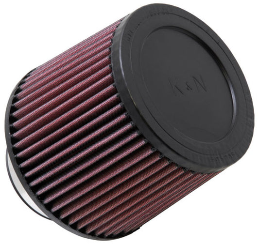 K&N Filter Universal Rubber Filter 3in Flange ID 6in Base OD 5.125in Top OD 5in Height - Blais Performance Parts