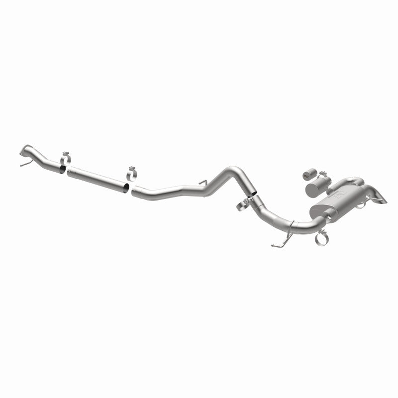 MagnaFlow 2021 Ford Bronco Overland Series Cat-Back Exhaust w/ Single Straight Driver Exit- No Tip - Blais Performance Parts