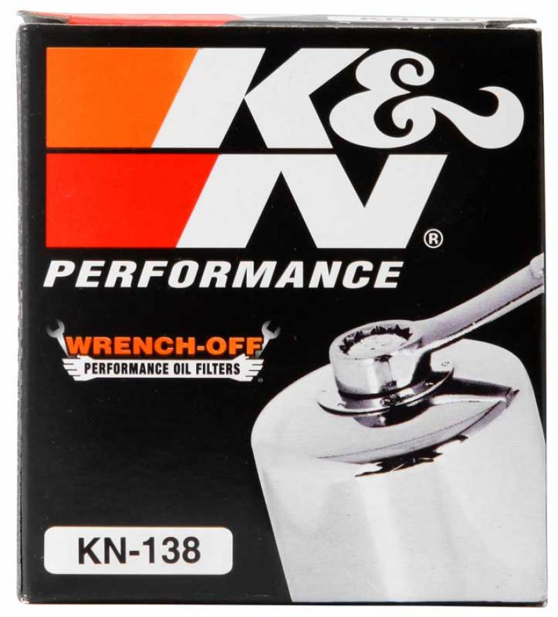 K&N Suzuki / Arctic Cat / Cagiva / Kawasaki / Kymco / Aprilia 2.813in OD x 3.221in H Oil Filter - Blais Performance Parts