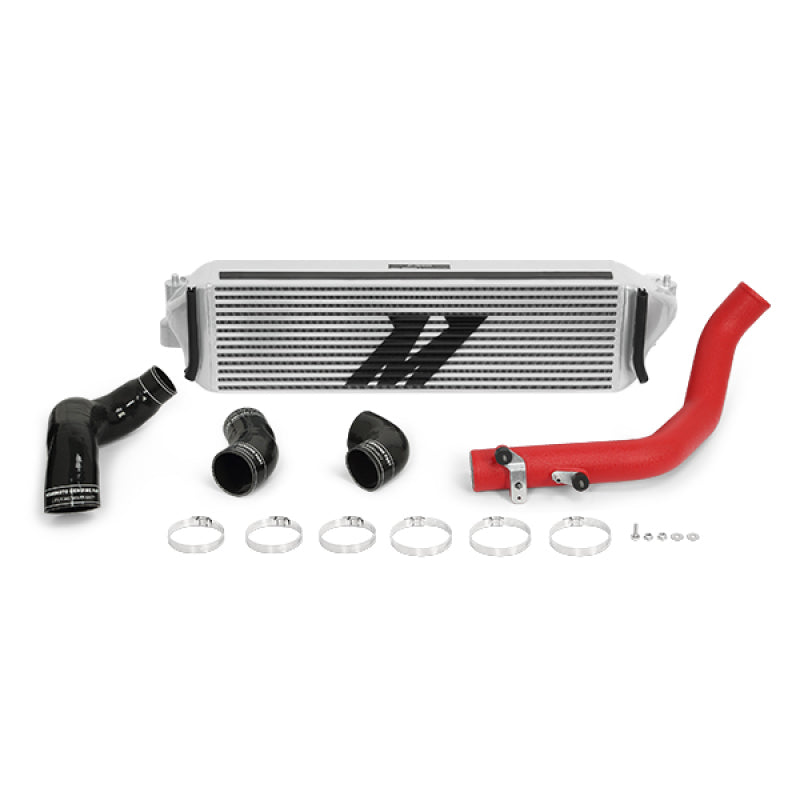 Mishimoto 2017+ Honda Civic Type R Intercooler Kit - Silver Intercooler Red Piping - Blais Performance Parts