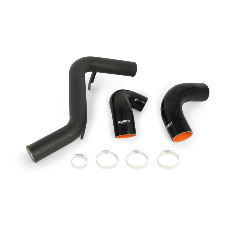 Mishimoto 2013+ Ford Focus ST Hot Side Intercooler Pipe Kit - Wrinkle Black - Blais Performance Parts