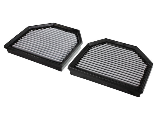 aFe MagnumFLOW OEM Replacement Air Filter PRO Dry S 2015 BMW M3/M4 (F80/F82) 3.0L S55 (tt) Qty. 2 - Blais Performance Parts