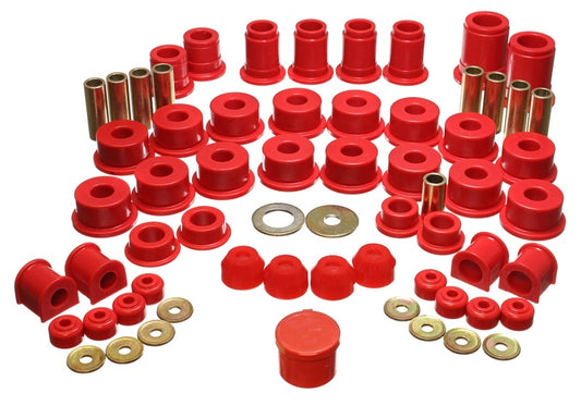 Energy Suspension 90-95 Toyota 4 Runner 2WD/4WD Red Hyper-Flex Master Bushing Set - Blais Performance Parts