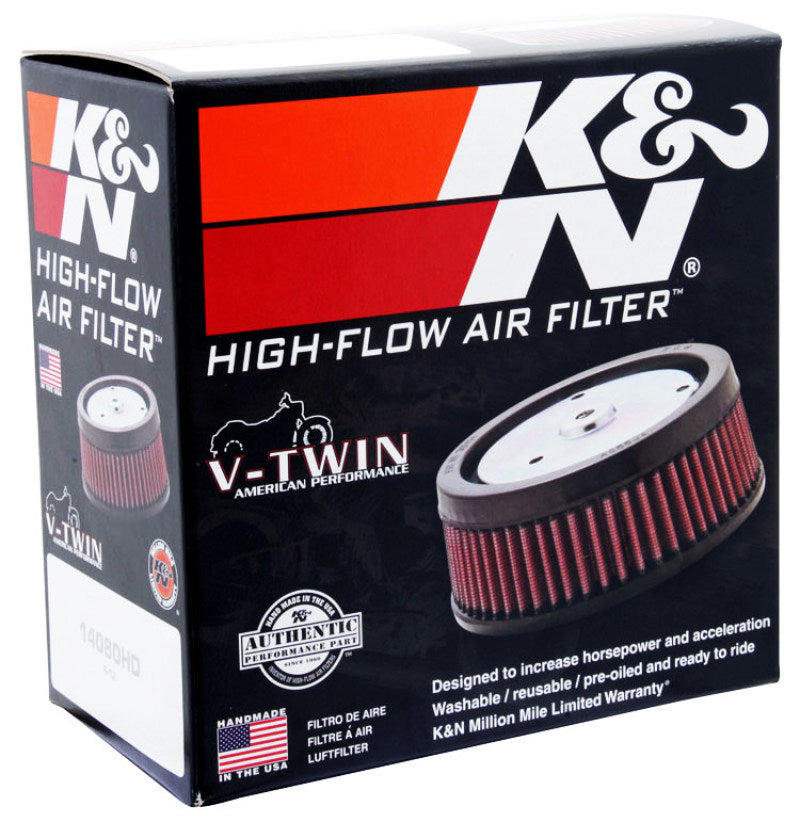 K&N Custom Air Filter Round 5-3/8in OD x 4in ID x 2in H - Blais Performance Parts