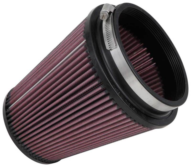 K&N Filter Universal Rubber Filter 5 inch Flange 6 1/2 inch Base 4 3/8 inch Top 7 inch Height - Blais Performance Parts