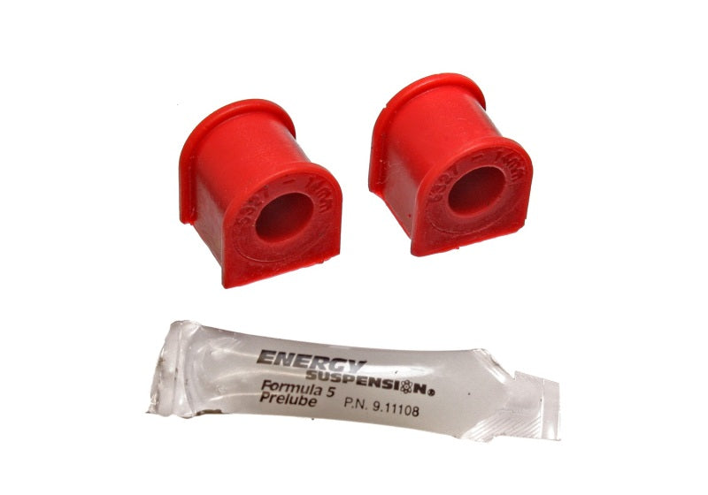 Energy Suspension 94-01 Acura Integra / 90-97 Honda Accord/Odyssey Red 14mm Rear Sway Bar Bushings - Blais Performance Parts