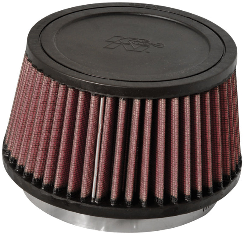 K&N Universal Rubber Filter Round Tapered 4.5in Flange ID x 5.875 Base OD x 5in Top OD x 3.25in H - Blais Performance Parts