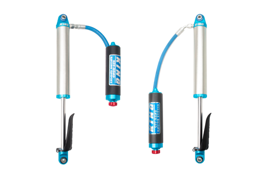 King Shocks 2019+ Chevrolet Silverado 1500 (Trail Boss) Rear 2.5 Dia Remote Res Shock w/Adj (Pair) - Blais Performance Parts