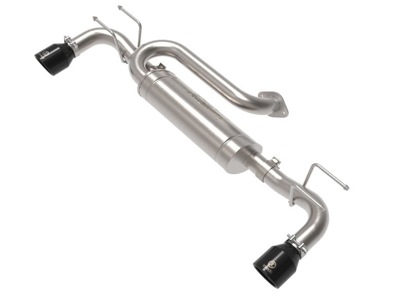 aFe 19-22 Mazda 3 L4 2.5L Takeda 3in to 2-1/2in 304 Stainless Steel Axle-Back Exhaust w/ Black Tip - Blais Performance Parts