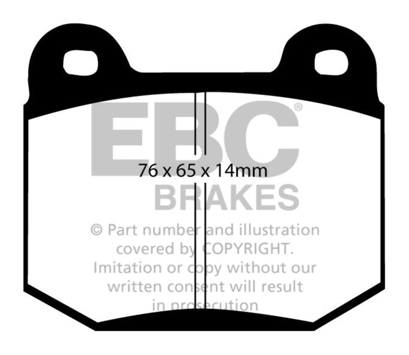 EBC 03-04 Infiniti G35 3.5 (Manual) (Brembo) Bluestuff Rear Brake Pads - Blais Performance Parts