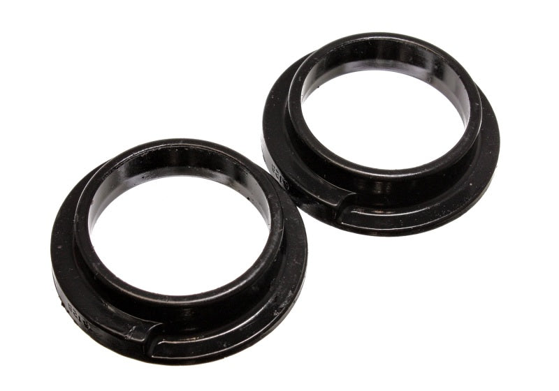 Energy Suspension Universal 3in ID 4 5/16in OD 1 1/8in H Black Coil Spring Isolators (2 per set) - Blais Performance Parts