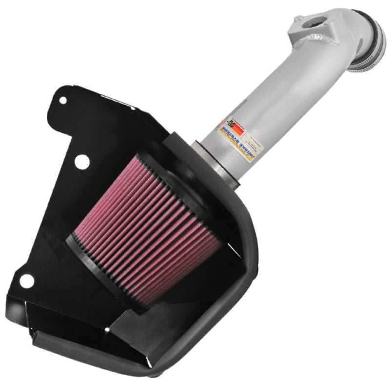 K&N 07 Mitsubishi Lancer L4-2.0L Silver Typhoon Short Ram Intake - Blais Performance Parts