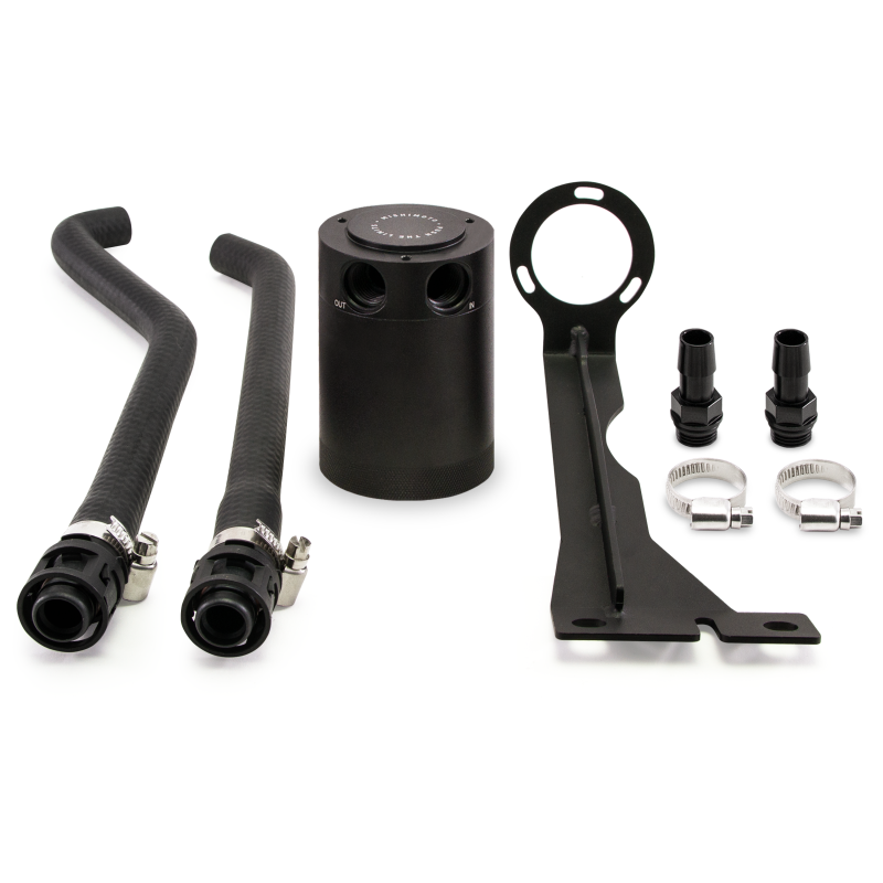 Mishimoto 2014+ Ford Fiesta ST Baffled Oil Catch Can Kit - Black - Blais Performance Parts