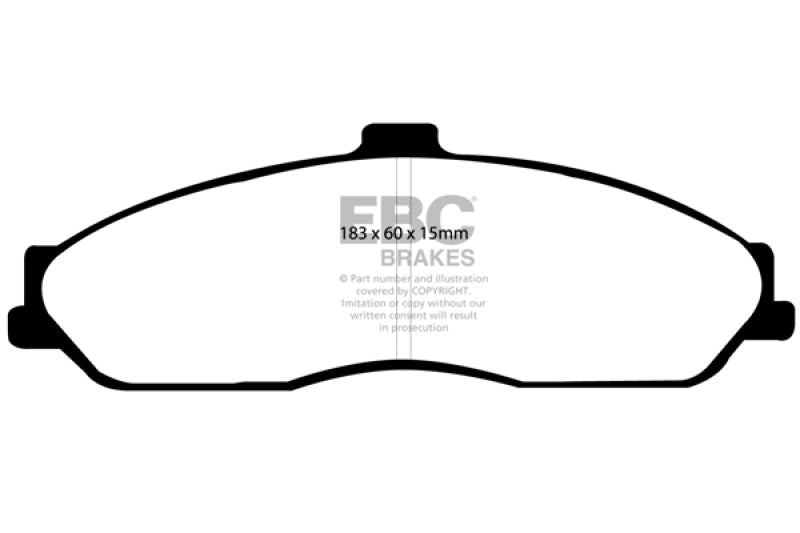 EBC 03-04 Cadillac XLR 4.6 Bluestuff Front Brake Pads - Blais Performance Parts