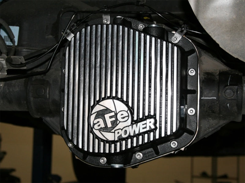 aFe Power Rear Diff Cover (Machined) 12 Bolt 9.75in 97-16 Ford F-150 w/ Gear Oil 4 QT - Blais Performance Parts