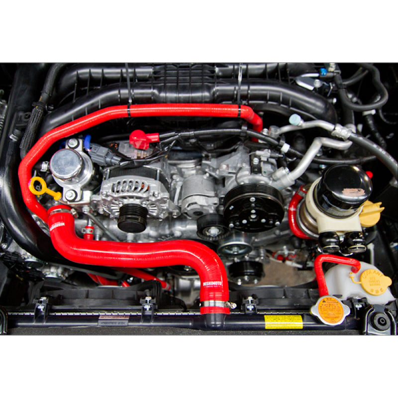 Mishimoto 2015+ Subaru WRX Silicone Radiator Coolant Hose Kit - Red - Blais Performance Parts