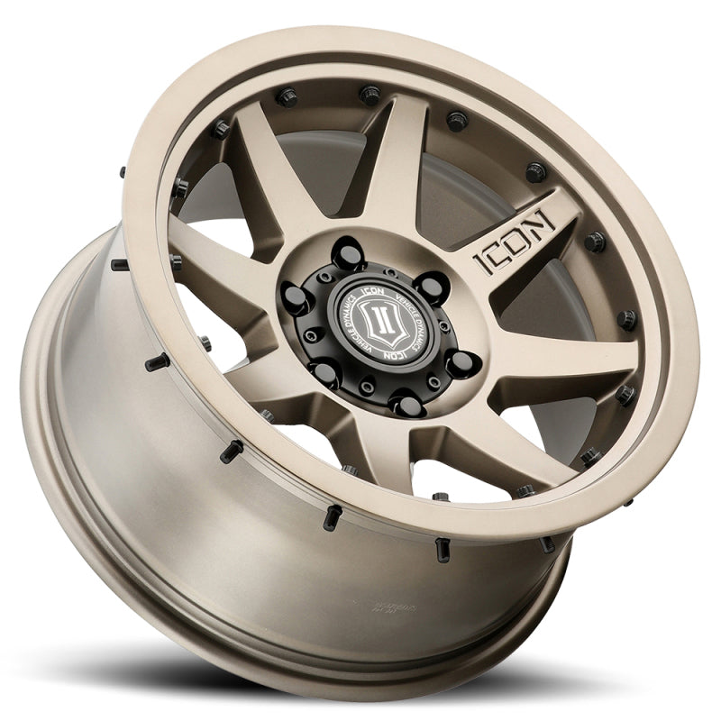 ICON Rebound Pro 17x8.5 6x5.5 0mm Offset 4.75in BS 106.1mm Bore Bronze Wheel - Blais Performance Parts