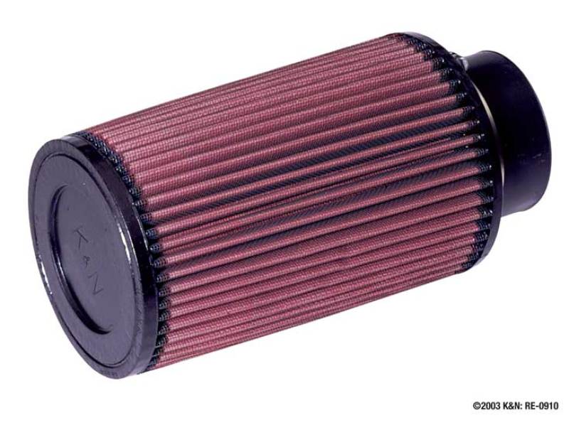 K&N Universal Rubber Filter 3inch FLG / 5inch OD-B / 4-5/8inch OD-T / 8inch H - Blais Performance Parts