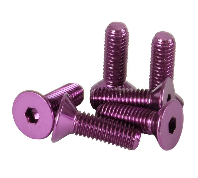 NRG Steering Wheel Screw Upgrade Kit (Conical) - Purple - Blais Performance Parts