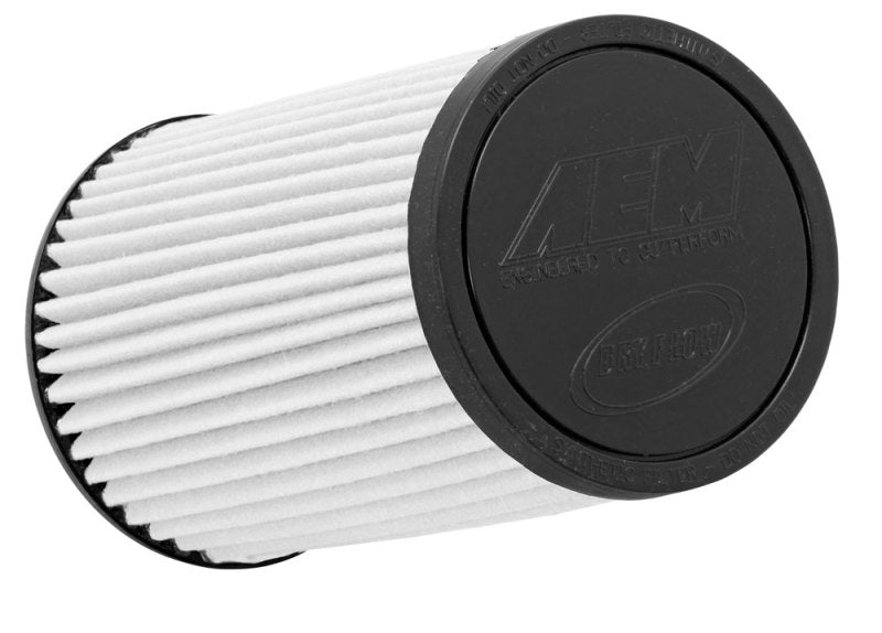 AEM Dryflow 3.5in. X 7in. Round Tapered Air Filter - Blais Performance Parts