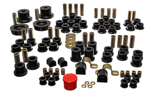 Energy Suspension 90-97 Mazda Miata Black Hyper-Flex Master Bushing Set - Blais Performance Parts