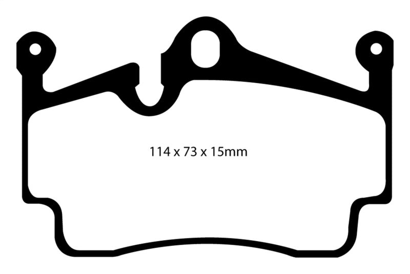 EBC 09-12 Porsche Boxster (Cast Iron Rotors only) 2.9 Bluestuff Rear Brake Pads - Blais Performance Parts